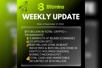 Bitmine Immersion Umumkan Kepemilikan ETH Capai 5,98 Juta Token, serta Total Kepemilikan Kripto dan Kas Sebesar $17,1 Miliar