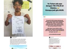 Polisi tangkap pemuda Maluku Tengah karena hujat TNI-Polri di Facebook, berikut ini postingannya