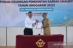 Pemprov Maluku serahkan laporan keuangan 2022 kepada BPK