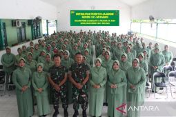 Dandim 1001/HSU-BLG sosialisasikan netralitas TNI bagi anggota Persit