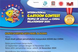 Kontes Kartun Internasional "People of ASEAN and China Relationship" resmi dibuka