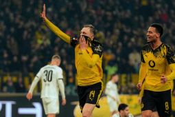 Hasil Liga Jerman: Borussia Dortmund raih kemenangan kandang 2-0 atas Moenchengladbach