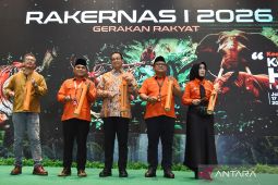 Anies Baswedan hadiri Rakernas Gerakan Rakyat