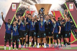 Inter Milan sabet gelar juara Piala Italia usai tekuk Lazio 2-0
