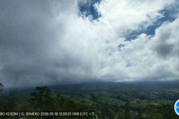 Gunung Semeru erupsi disertai awan panas