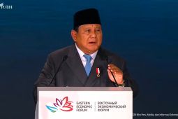 Di EEF Prabowo menyebutkan Samudra Pasifik hubungkan Indonesia dan Rusia