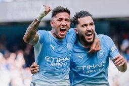 Pesta delapan gol, Manchester City menang 5-3 atas Sunderland