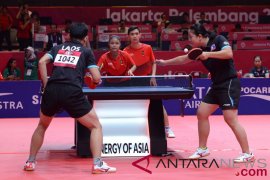 Tenis Meja Ganda Campuran Laos vs Indonesia