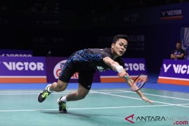 Anthony takluk dari Momota di Denmark Terbuka