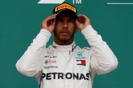 Hamilton raih juara dunia Formula 1 kelima kalinya