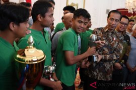 Presiden Menerima Timnas U-16