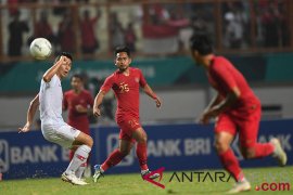 Timnas fokus taktik dalam latihan perdana di Singapura