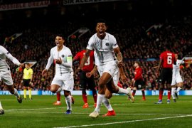 Pemain PSG kesal karena hanya ungguli Manchester United 2-0