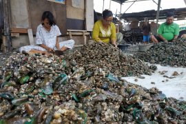 Nelayan kerang di Teluk Jakarta keluhkan limbah