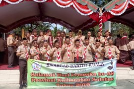 Wabup hadiri apel besar Pramuka di Kandangan