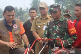 Inovasi teknologi modifikasi handtraktor rotary solusi Karhutla Kodim Kandangan