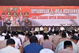 Munajat Forkopimda Sidoarjo untuk Indonesia damai