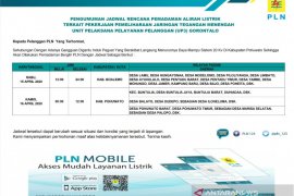 Jadwal pemadaman aliran listrik UP3 Gorontalo Page 1 Small