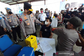Kapolda Sulsel sebut cakupan pelaksanaan vaksinasi COVID-19 capai 25,7 persen