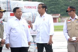 Presiden lepas bantuan 140 ton untuk korban gempa Turki dan Suriah