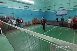 Ratusan pebulu tangkis wilayah selatan Kotim ramaikan turnamen Bupati Cup I