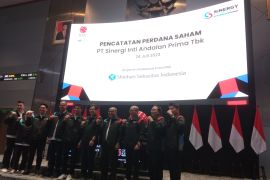 Resmi IPO, saham Sinergi Inti Andalan Prima dibuka naik 3,96 persen
