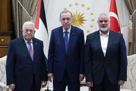 Presiden Turki temui presiden Palestina dan pemimpin Hamas