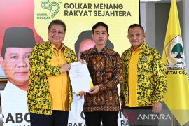 Gibran Rakabuming hadiri Rapimnas Partai Golkar