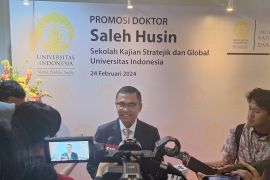 Saleh Husin raih gelar doktor SKSG UI