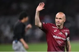 Iniesta kena denda pajak di Jepang