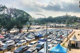 Kantong parkir dermaga eksekutif dipadati kendaraan pada H+6 Lebaran
