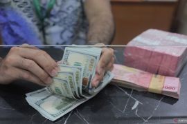 Kurs rupiah Jumat pagi tergelincir hingga 45 poin