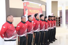 Polda Kaltara Mengirimkan 11 Atlet ke Kejuaraan Karate Kapolri Cup