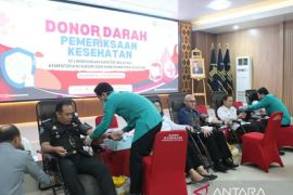 Kemenkumham Sumsel gelar donor darah massal bantu penuhi stok PMI 