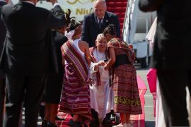 Paus Fransiskus tiba di Timor Leste