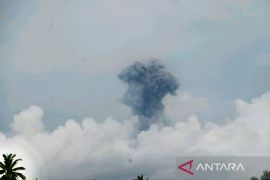 Gunung Ibu di Halmahera Barat alami lima kali erupsi