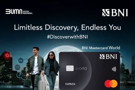 Kartu kredit BNI Mastercard World tawarkan desain dan fitur baru