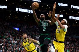 Jaylen Brown cetak 44 poin, Celtics bungkam Pacers 142-105 