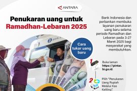 Penukaran uang untuk Ramadhan-Lebaran 2025