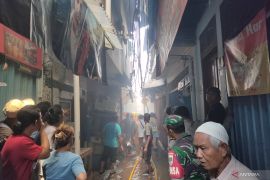 Kebakaran kembali melanda sejumlah rumah di Tangki Tamansari