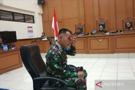 Terdakwa satu Bambang menyesal dan menangis telah tembak bos rental