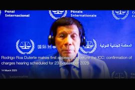 Ribuan orang tuntut pembebasan mantan presiden Filipina Duterte