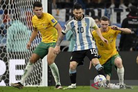 Tanpa Messi dan Martinez, Argentina menang 1-0 lawan Uruguay