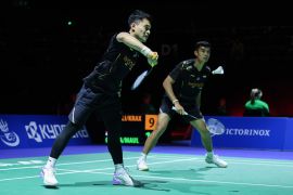 Leo/Bagas diuntungkan setelah lawan mundur di Swiss Open 2025
