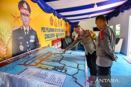 Polresta Bandung dan Kemenkes dirikan pos pelayanan di jalur mudik menuju Jateng