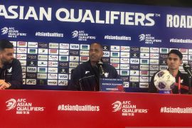Patrick Kluivert antusias menatap laga pertamanya di SUGBK