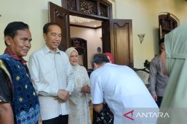 Jokowi tunaikan Shalat Id di Solo
