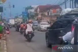 Arus balik pada H+4 Lebaran ramai melintasi Cianjur