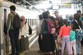 KAI Daop 6 berangkatkan 31.780 penumpang saat puncak arus balik