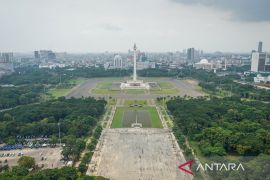 Kualitas udara Jakarta masuk kategori tidak sehat pada Minggu pagi